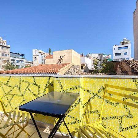 Chic Rooftop Studio W/ Terrace - Near Acropolis Atenas Exterior foto